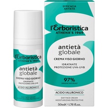 ERBORISTICA Global Anti-Age Denný pleťový krém s kyselinou hyalurónovou a UVA-UVB ochranou 50 ml