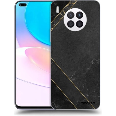 Púzdro Picasee silikónové Huawei Nova 8i - Black tile čiré