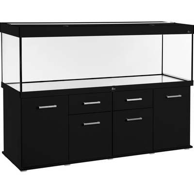 Diversa Solid LED akvarijní set rovný šedý 960 l