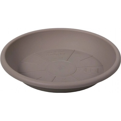 Podmiska pod květník MEDEA plastová hnědo šedá d24cm