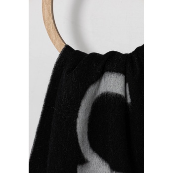 Calvin Klein Вълнен шал Calvin Klein мъжки в черно с десен LV04D8026G (LV04D8026G)
