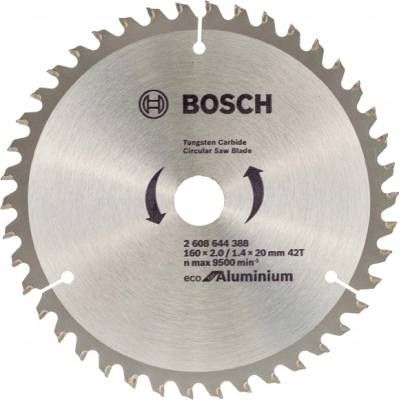 Kotouč na hliník Bosch 160x20x42T Eco pro Alu
