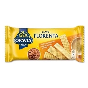 Opavia Zlaté Florenta oblátky s mandľovo-nugátovou príchuťou 112 g