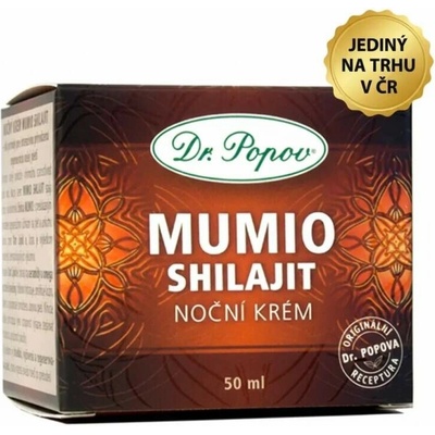 Dr. Popov Mumio Shilajit výživný noční krém 50 ml