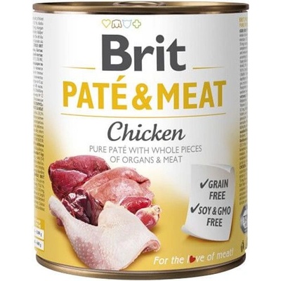Brit Консерва Brit Paté & Meat Пиле 800 г