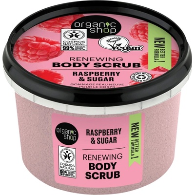 Organic Shop Renewing Body Scrub Raspberry & Sugar 250 ml