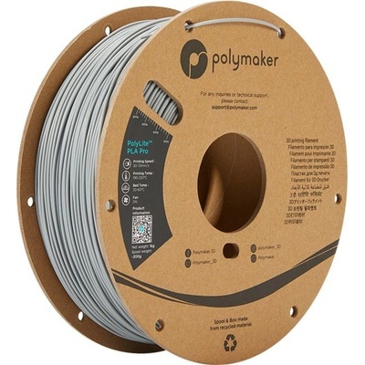 Polymaker PolyLite PLA Pro sivá 1,75mm 1kg