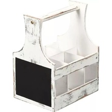 Stojan na príbory/koreniny drevený Kesper 20x16 cm, s rukoväťou