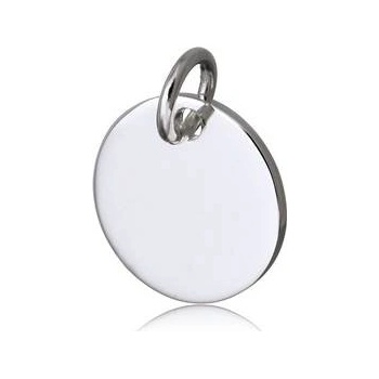 Šperky4U Ocelový přívěšek kruh 14 mm DR1303