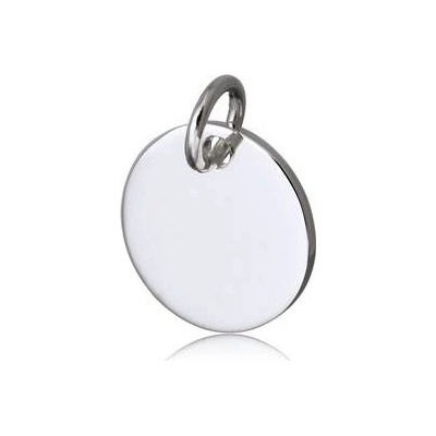 Šperky4U Ocelový přívěšek kruh 14 mm DR1303