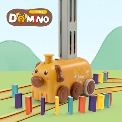 Domino vláčik psík