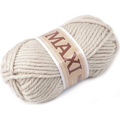 Pletací příze Jumbo Maxi 100 g Varianta: 29 (978) šedokrémová, Balení: 1 ks 44062/88797/260149