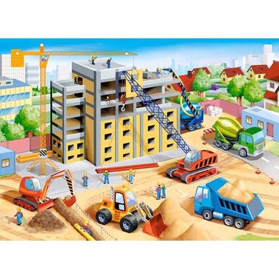 Castorland - Puzzle Big Construction Site 70 - 40 - 99 piese
