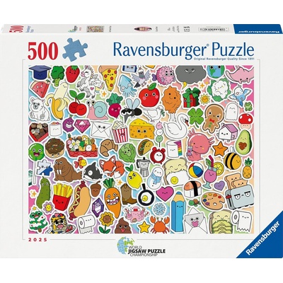 Ravensburger Пъзел Ravensburger от 500 части - Сладък хаос (12001796)