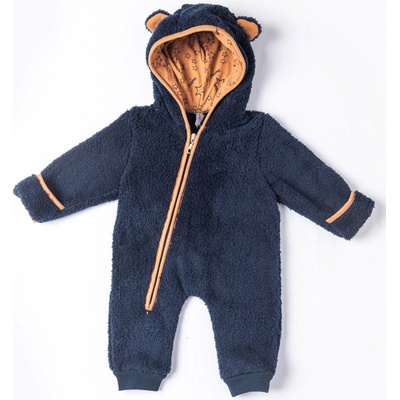 JOYCE Chlapecký bavlněný overal dlouhý LITTLE BEAR Modrý