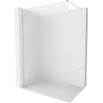 Mexen Kioto-X душ кабина Walk-in 80 x 200 см, скреж 10 мм, матиран никел - 800-080-101-97-30-X (800-080-101-97-30-X)