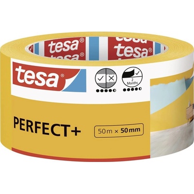 Tesa Perfect maliarska krycia páska 50 mm x 50 m žltá