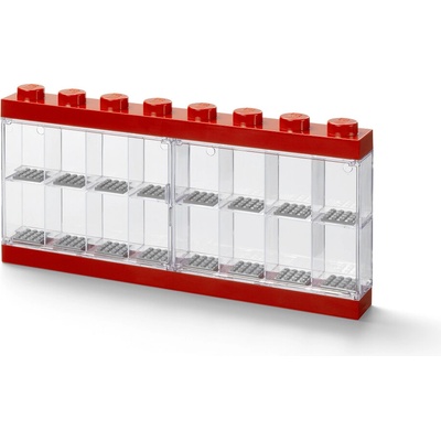 LEGO Zberateľská skrinka na 16 figúrok - červená