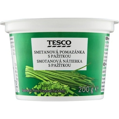 Tesco Smotanová nátierka s pažítkou 200 g