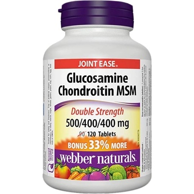 Webber Naturals Glucosamine Chondroitin & MSM [120 Таблетки]