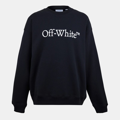 Off White Блуза Off White Men's Skate Relaxed Fit Crew Sweatshirt - Black-White