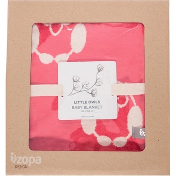 ZOPA Dětská deka Little Owl Redwine