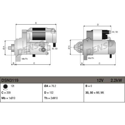 Startér DENSO DSN3119