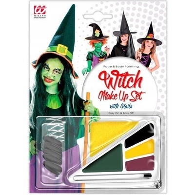 Sada na líčenie čarodejnica make up Halloween