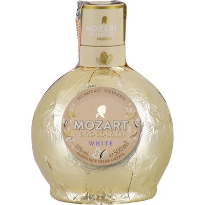 Mozart White Chocolate Cream 15% 0,5 l (čistá fľaša)