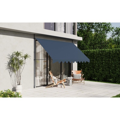 BestBerg BBSU-350CG Markýza 350 x 150 cm / šedá