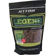 Jet Fish Boilies Legend Range Extra Tvrdé 250g 30mm Seafood Slivka Cesnak