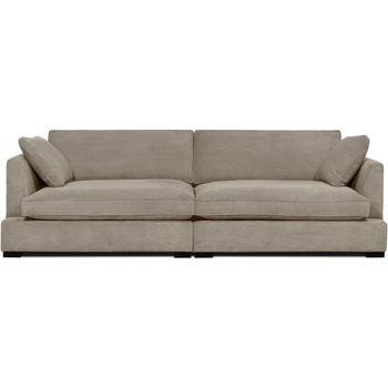 Scandic Бежов диван от рипсено кадифе 266 cm Mobby - Scandic (16874 LIN4)