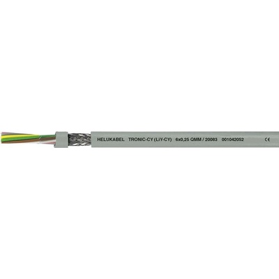 Helu 20002-1000 dátový LiYCY 3 x 0.14 mm² sivá 1000 m