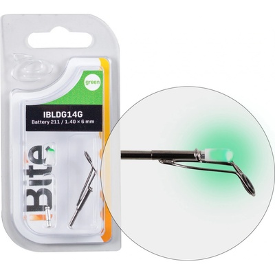 IBITE 211 FEEDER SADA KONCOVÉ OČKÁ BATÉRIA + LED + OČKO 2,40X8mm Zelená Led