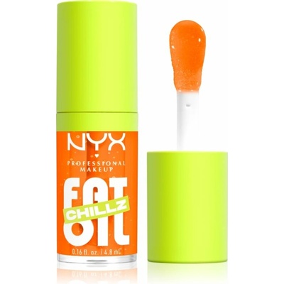NYX Professional Makeup Fat Oil Chillz olej na pery s chladivým účinkom 4,8 ml