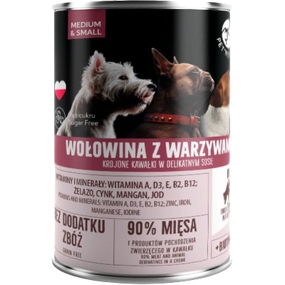 Pet Republic PetRepublic парчета в сос с говеждо месо и зеленчуци 400 г за кучета