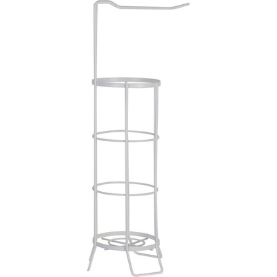 Premier Housewares Бяла поставка за тоалетна хартия от неръждаема стомана Linnea - Premier Housewares (1601802)
