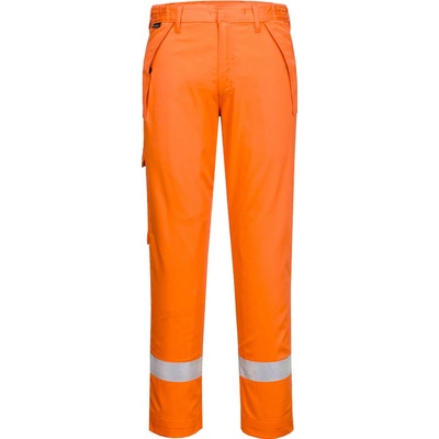 Portwest FR417 Chemicky odolné nohavice oranžové