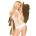 PENTHOUSE Секси дантелено бяло боди PENTHOUSE Perfect Lover
