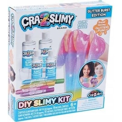 Cra-Z-Slimy DIY sada na výrobu slizu se třpytkami