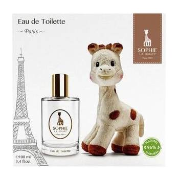 Sophie la girafe Gift Box Set Sophie la Girafe: Sophie La Girafe, Giraffe, Collectible Plush Toy, 0 months Paris, Eau De Toilette, For Boys, 100 ml