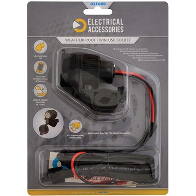 USB zásuvka 5V/2A OXFORD s objímkou