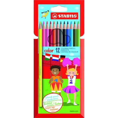 Pastelky STABILO color sada 12 ks