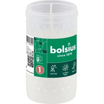 Hřbitovní svíčka náplň parafínová 20 hod (výška 90 mm, šířka 50 mm)