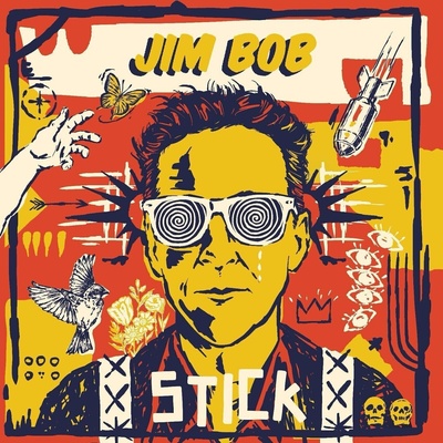 Jim Bob - Stick (Gatefold Sleeve) (Orange Coloured) (LP) (5013929192812)