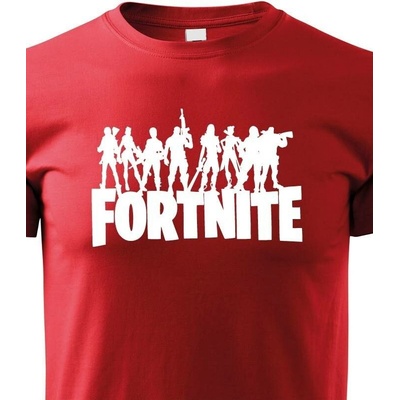 Dětské tričko Fortnite Červená Canvas Dětské tričko Bezvatriko.cz 1