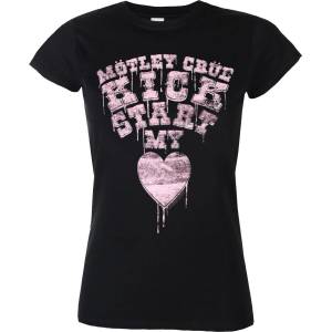 ROCK OFF тениска метална дамски Mötley Crüe - Ритнете Започнете моята Сърцето - ROCK OFF - MOTTEE33LB