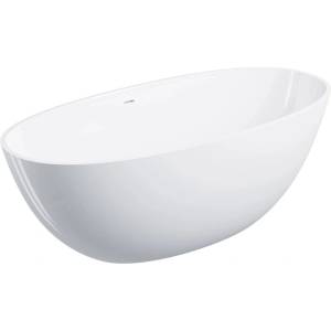 Omnires Cada freestanding compozit Omnires Shell M+ finisaj alb lucios 160x75 cm (SHELLWWZPBP)