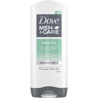 Dove Men+ Care Sensitive sprchový gél 400 ml