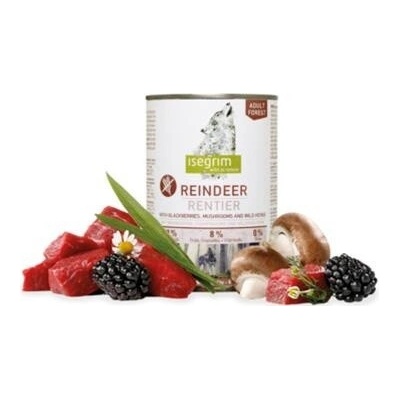Isegrim Adult Mono Sob s ostružinami žampiony a bylinkami 6 x 800 g